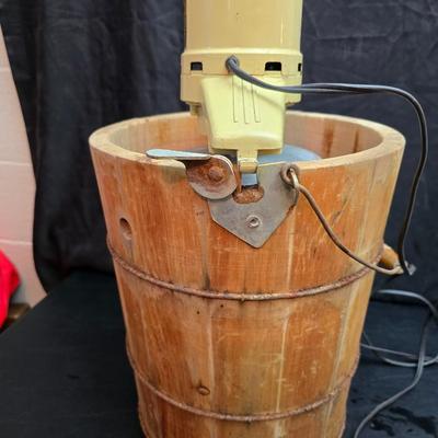 Vintage White Mountain electric ice cream maker.