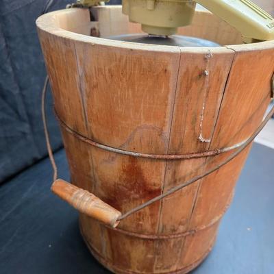 Vintage White Mountain electric ice cream maker.