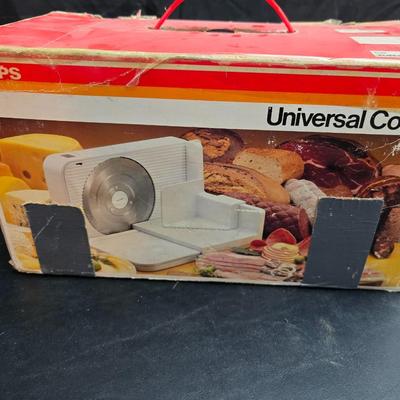 Small kitchen appliances - vintage Krups Universal Compact folding electric food slicer -Rotato automatic fruit and vegetable peeler with...