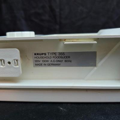 Small kitchen appliances - vintage Krups Universal Compact folding electric food slicer -Rotato automatic fruit and vegetable peeler with...