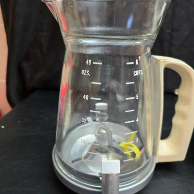 Vintage Ronson Cook 'n' Stir blender Model MK-2 - with an original Silvermark toss & chop salad chopper kitchen utensil....