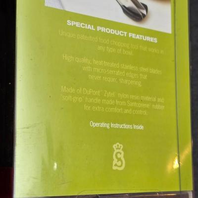 Vintage Ronson Cook 'n' Stir blender Model MK-2 - with an original Silvermark toss & chop salad chopper kitchen utensil....