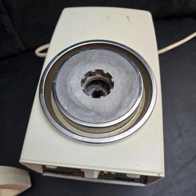 Vintage Ronson Cook 'n' Stir blender Model MK-2 - with an original Silvermark toss & chop salad chopper kitchen utensil....