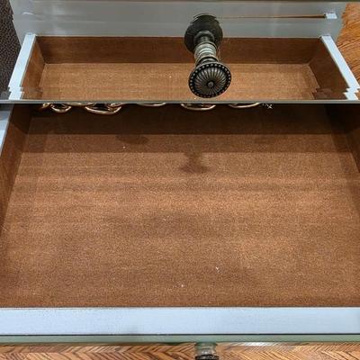 Sale Photo Thumbnail #73: This gorgeous, mirrored jewelry armoire will make a perfect gift for the holidays! The top lifts, the sides open and it has 7 drawers of varying sizes to accommodate all kinds of treasured jewels. This piece is in great condition and measures 32"H x 18"W 