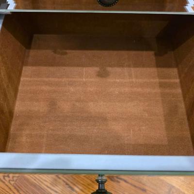 Sale Photo Thumbnail #74: This gorgeous, mirrored jewelry armoire will make a perfect gift for the holidays! The top lifts, the sides open and it has 7 drawers of varying sizes to accommodate all kinds of treasured jewels. This piece is in great condition and measures 32"H x 18"W 