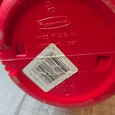 Craftsman storage tote, canvas Craftsman tool bag, red water coolers, and a 3 a day lunch cooler / bag