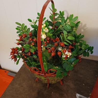 Mostly vintage Christmas decor - ornaments - angels - centerpiece greenery - wreath - platters and more
