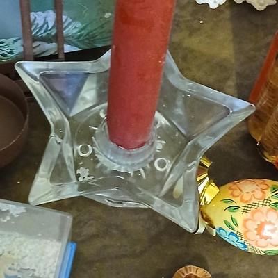 Mostly vintage Christmas decor - ornaments - angels - centerpiece greenery - wreath - platters and more