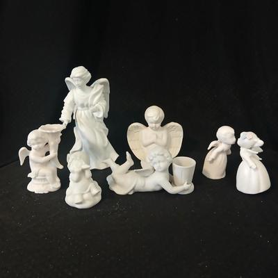 Porcelain angels - Mostly Napcoware import Japan - Hallmark - Avon