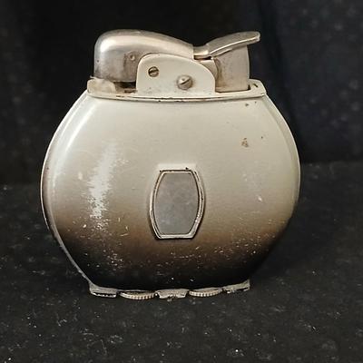 Vintage Berbriar Tobacco pipe, Evans lighter and a framed Harley bike print