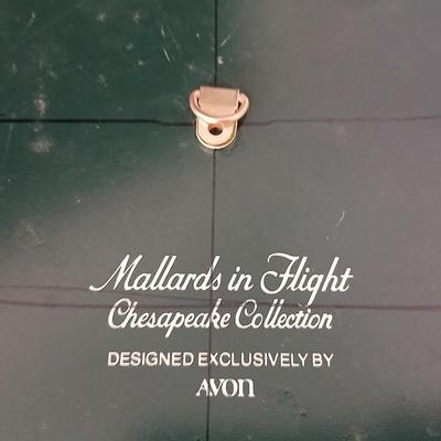 It's all about the Mallards! Mallard ducks in flight tin - Duck mugs - Solid Brass ducks - two additional duck themed tins