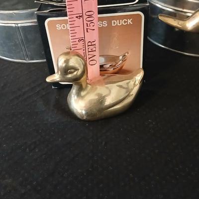 It's all about the Mallards! Mallard ducks in flight tin - Duck mugs - Solid Brass ducks - two additional duck themed tins