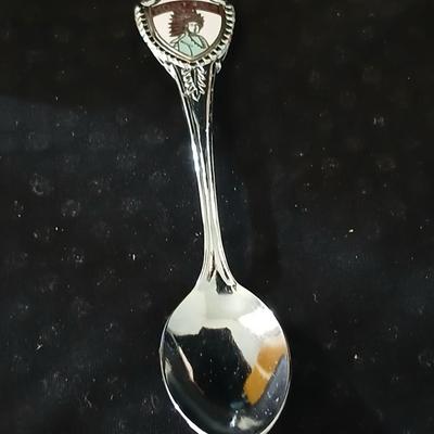 Small collectible souvenir spoons - Montana - Sterling marked New Orleans - Hawaii - and more