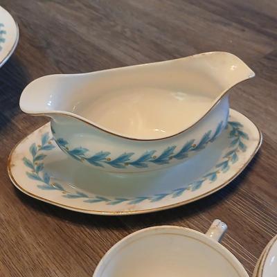 collection of dinnerware from the Johnson Brothers Bermuda, Pareek line - not a complete set