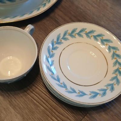 collection of dinnerware from the Johnson Brothers Bermuda, Pareek line - not a complete set