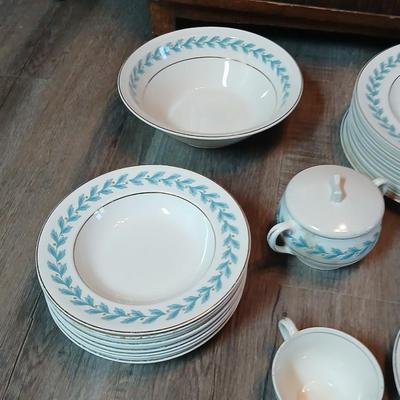 collection of dinnerware from the Johnson Brothers Bermuda, Pareek line - not a complete set