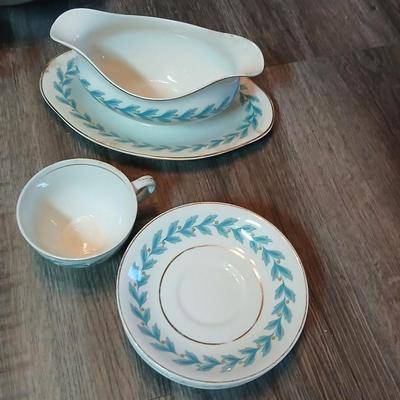 collection of dinnerware from the Johnson Brothers Bermuda, Pareek line - not a complete set