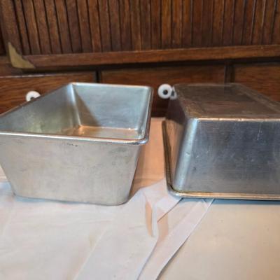 Assortment of baking pans - Bundt cake - Bread - Cookie sheets - and more