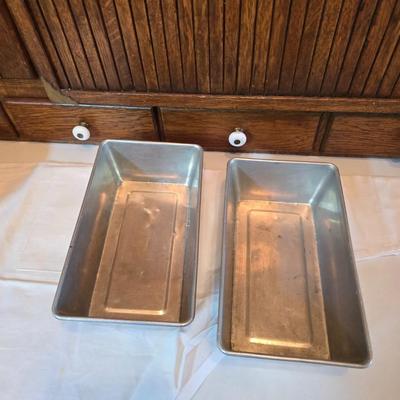 Assortment of baking pans - Bundt cake - Bread - Cookie sheets - and more