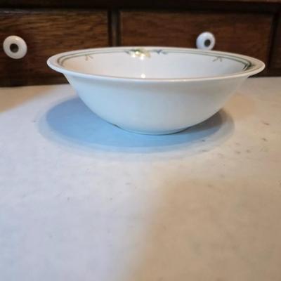 Noritake Versatone Asian Bouquet pattern -Assorted replacement plates & mugs with white corelle bowls