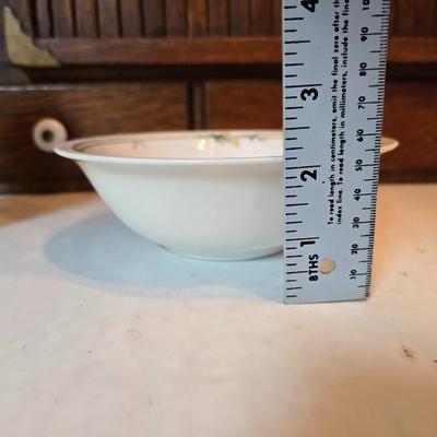 Noritake Versatone Asian Bouquet pattern -Assorted replacement plates & mugs with white corelle bowls