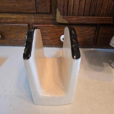 Holstien cow cookie jar - Villeroy & Brooch collectible plate - Cow napkin holder - creamer and more