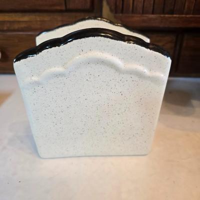 Holstien cow cookie jar - Villeroy & Brooch collectible plate - Cow napkin holder - creamer and more