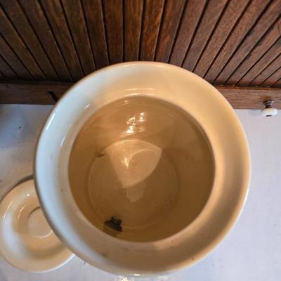 Cow shaped cutting board - Milk cookie jar- Crock with lid