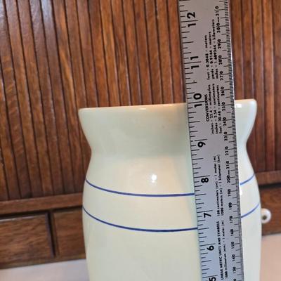 Cow shaped cutting board - Milk cookie jar- Crock with lid