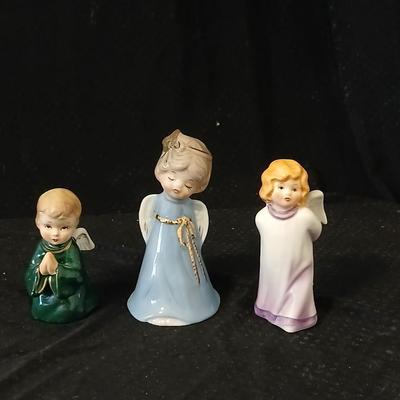 Angel figurines - Gobel angel figurine - Sanmyro porcelain guardian angel figurine featuring an angel leading a boy - and others