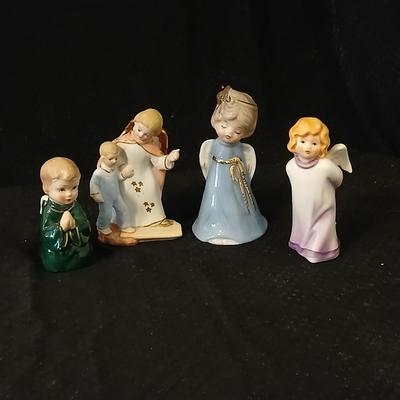 Angel figurines - Gobel angel figurine - Sanmyro porcelain guardian angel figurine featuring an angel leading a boy - and others