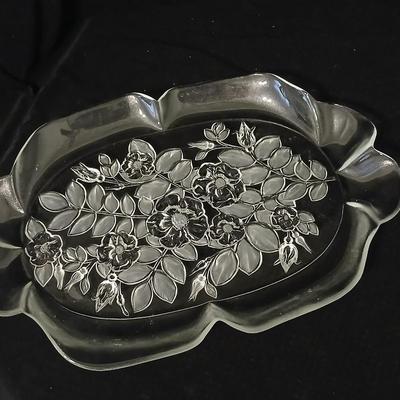 Wilton wedding Cake topper - Anniversary plate - 50th anniversary precious moments Bell - Bianca floral platter and a pink tone lace...