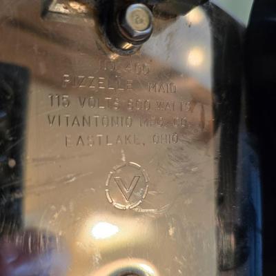 Vintage Kitchen items - Vitantonio Pizzelle Maker - Salton Hotray Bun Warmer Electric Bread Bun Warmer -"God Bless Our Home"...