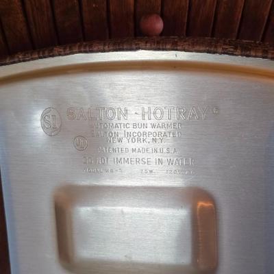 Vintage Kitchen items - Vitantonio Pizzelle Maker - Salton Hotray Bun Warmer Electric Bread Bun Warmer -"God Bless Our Home"...