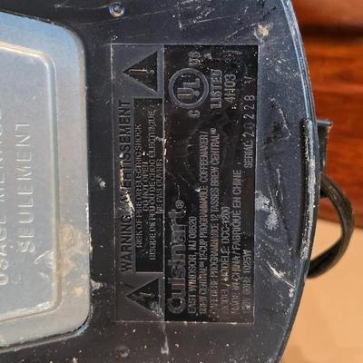 Brand new Cusinart coffee maker with a collection of mugs - including two insulated mugs and a turntable / lazy Susan