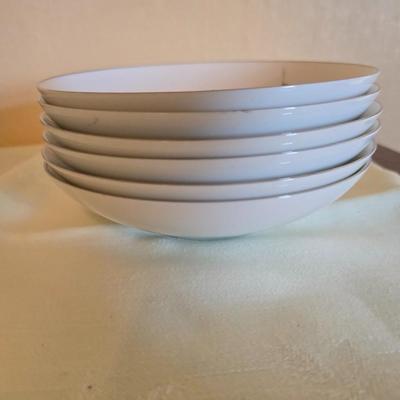 Vintage fine China dinnerware in the Dawn Rose pattern by Sango MCM China setting for Six - 6