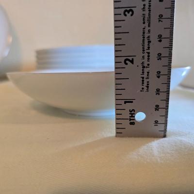 Vintage fine China dinnerware in the Dawn Rose pattern by Sango MCM China setting for Six - 6