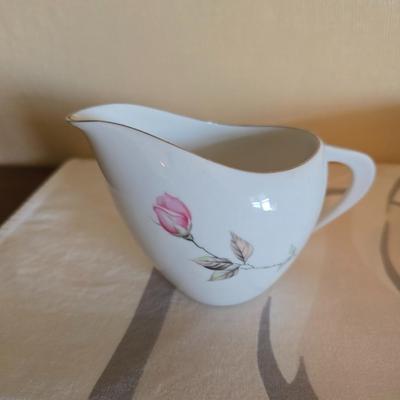 Serving pieces - Dawn Rose fine china dinnerware, manufactured by Sango and Style House in Japan.