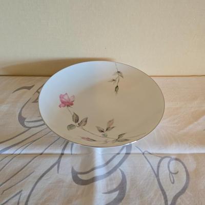 Serving pieces - Dawn Rose fine china dinnerware, manufactured by Sango and Style House in Japan.