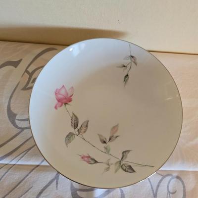 Serving pieces - Dawn Rose fine china dinnerware, manufactured by Sango and Style House in Japan.