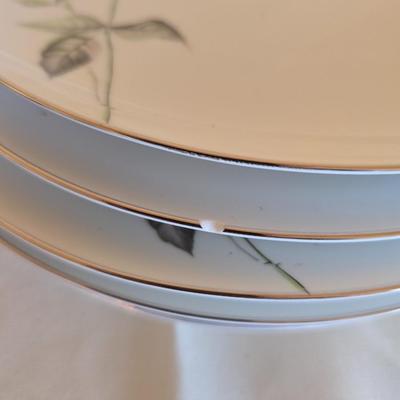 Vintage fine China dinnerware in the Dawn Rose pattern by Sango MCM China setting for Five - 5