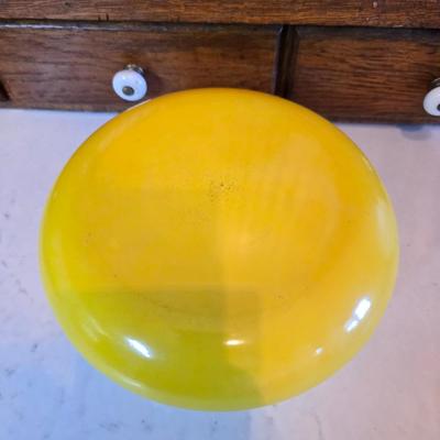 vintage, mid-century modern avocado green fondue pots - orange fondue pot - and a retro General Electric (GE) electric skillet.