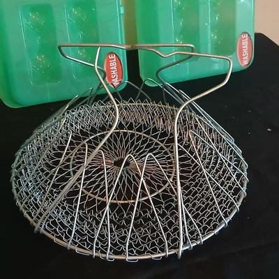 Eggs! Brower Chicken-Turkey Egg Scale / "Jiffy-Way" scale Plastic 18 count egg cartons - -metal egg basket and egg box with...