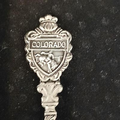 Collection of Souvenir spoons - Colorado - Philadelphia - Boston and more