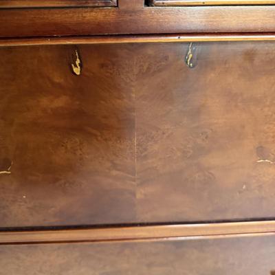 Two Piece Wooden Armoire (D-MG)