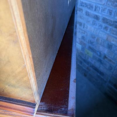 Two Piece Wooden Armoire (D-MG)