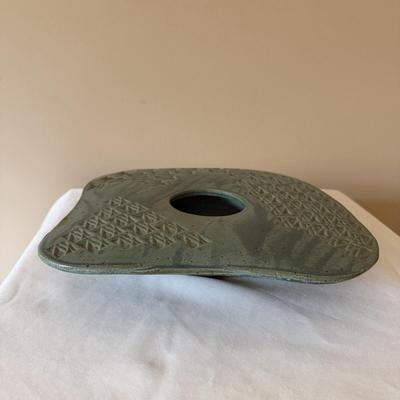 Signed Ikebana Vase & Wall Pocket Vase (D-MG)