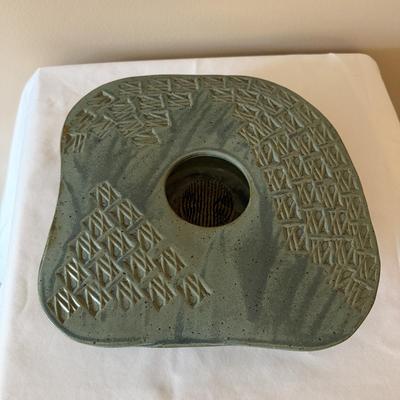 Signed Ikebana Vase & Wall Pocket Vase (D-MG)