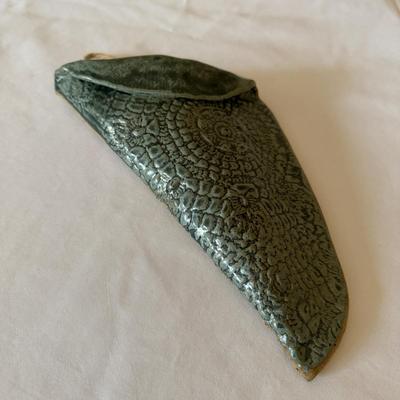 Signed Ikebana Vase & Wall Pocket Vase (D-MG)