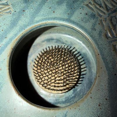 Signed Ikebana Vase & Wall Pocket Vase (D-MG)